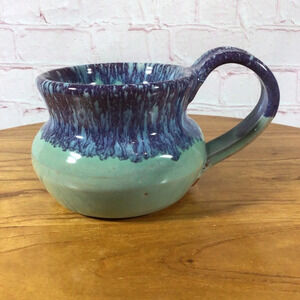 Hand Crafted Blue Pottery Mug - NWOT